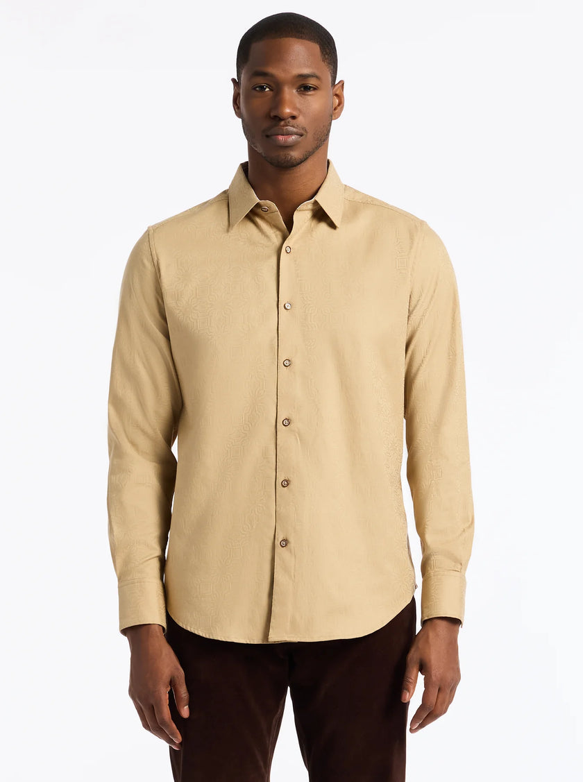 ODYSSEY LONG SLEEVE BUTTON DOWN SHIRT