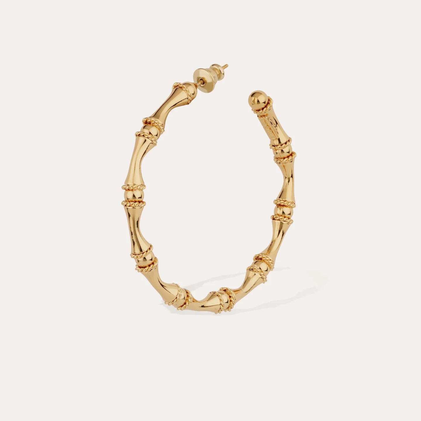 BAMBOO HOOP EARRINGS