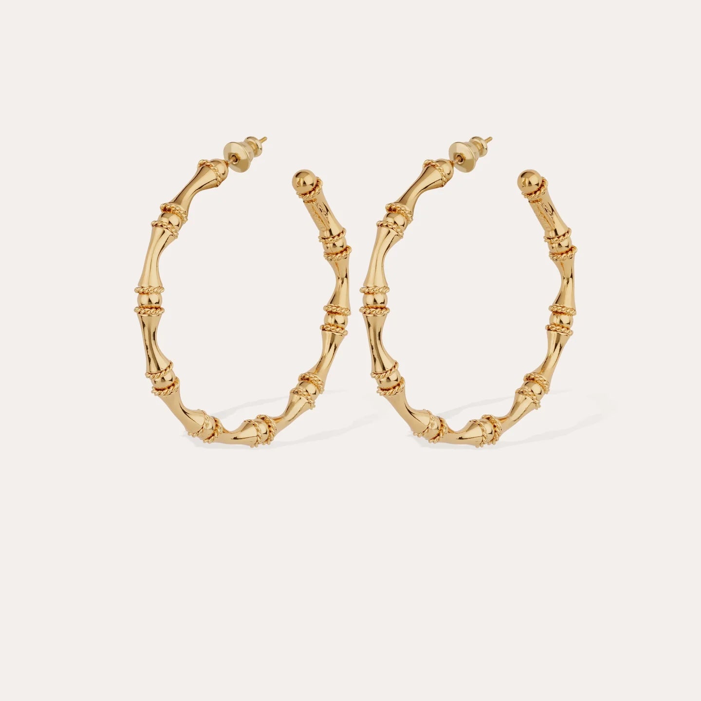 BAMBOO HOOP EARRINGS