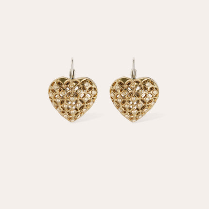 CORACAO STRASS EARRINGS