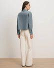 ADERES BEADED BUTTON DOWN SHIRT