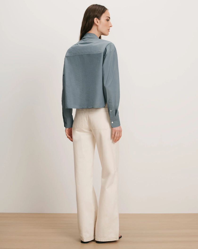 ADERES BEADED BUTTON DOWN SHIRT