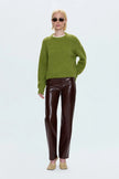 ADINA SWEATER IN PEA GREEN