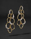 SOLANALES CRYSTAL LINKED DROP POST EARRING