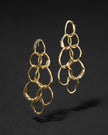 SOLANALES CRYSTAL LINKED DROP POST EARRING