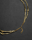 SOLANALES CRYSTAL TWISTED COLLAR NECKLACE