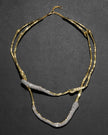 SOLANALES CRYSTAL TWISTED COLLAR NECKLACE