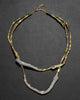 SOLANALES CRYSTAL TWISTED COLLAR NECKLACE