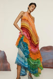 IRIS RUFFLE GOWN