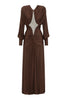 SILVIO RUCHED MIDI DRESS