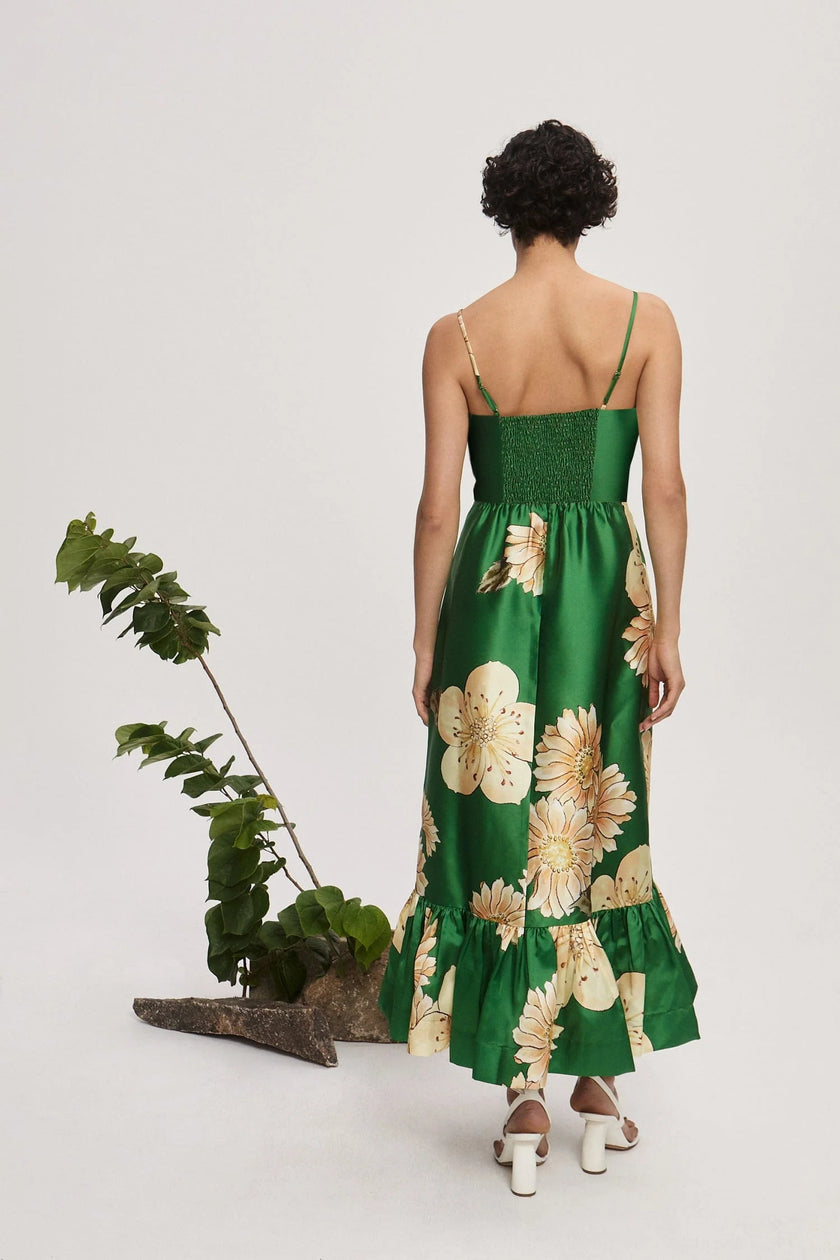 SAGE MIDI DRESS