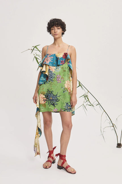AVERY SPLICED MINI DRESS