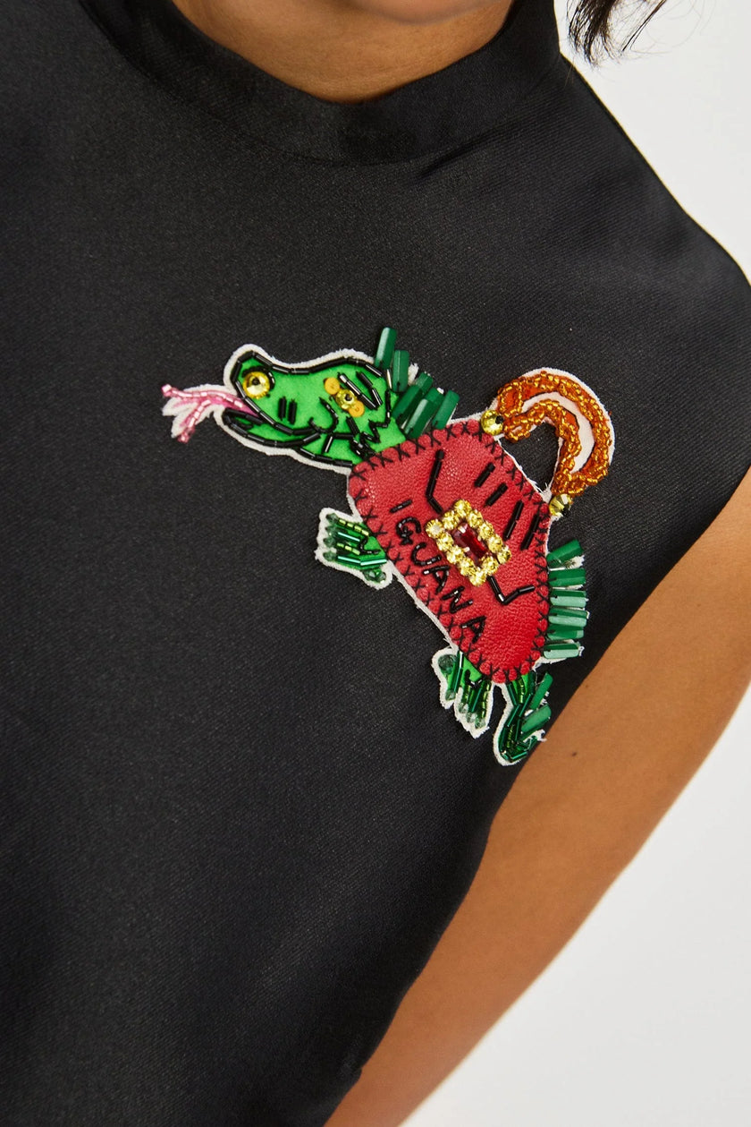 GINGER EMBELLISHED MINI DRESS