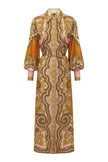 CLEMENZA SILK SHIRTDRESS