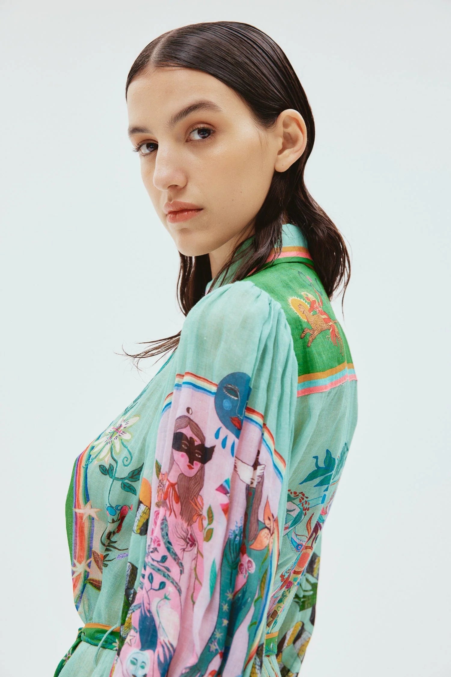 EVERGREEN SHIRTDRESS