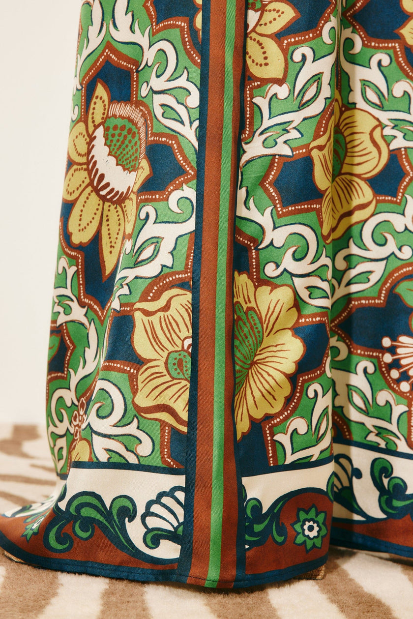 LIANA SILK PALAZZO PANT