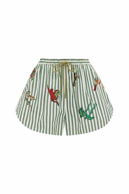 BISOU EMBROIDERED SHORT