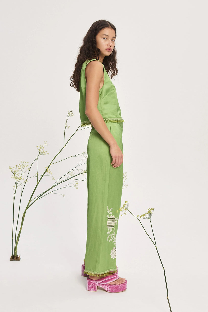 LUISA EMBROIDERED TOP