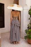SIROCCO EMBROIDERED HALTER TOP