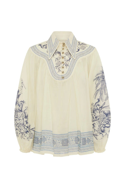 VILLA ROMANTICA BLOUSE