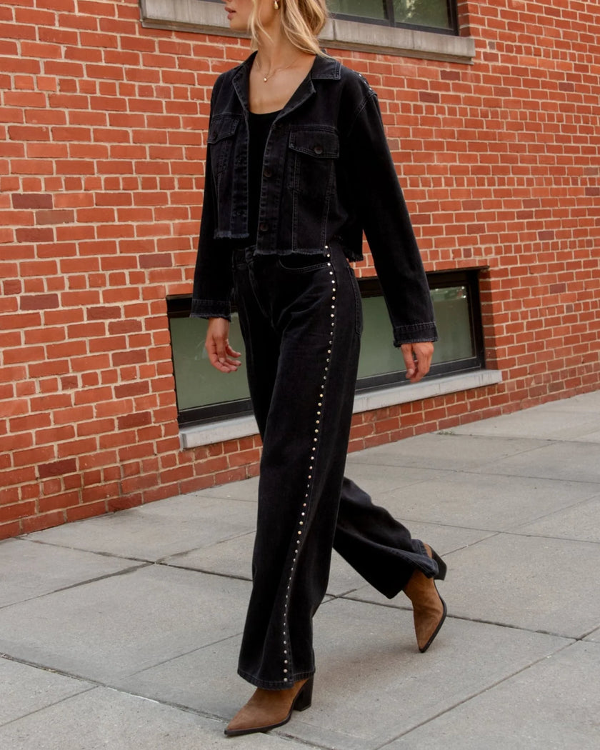 ANYA STUDDED VINTAGE JEAN