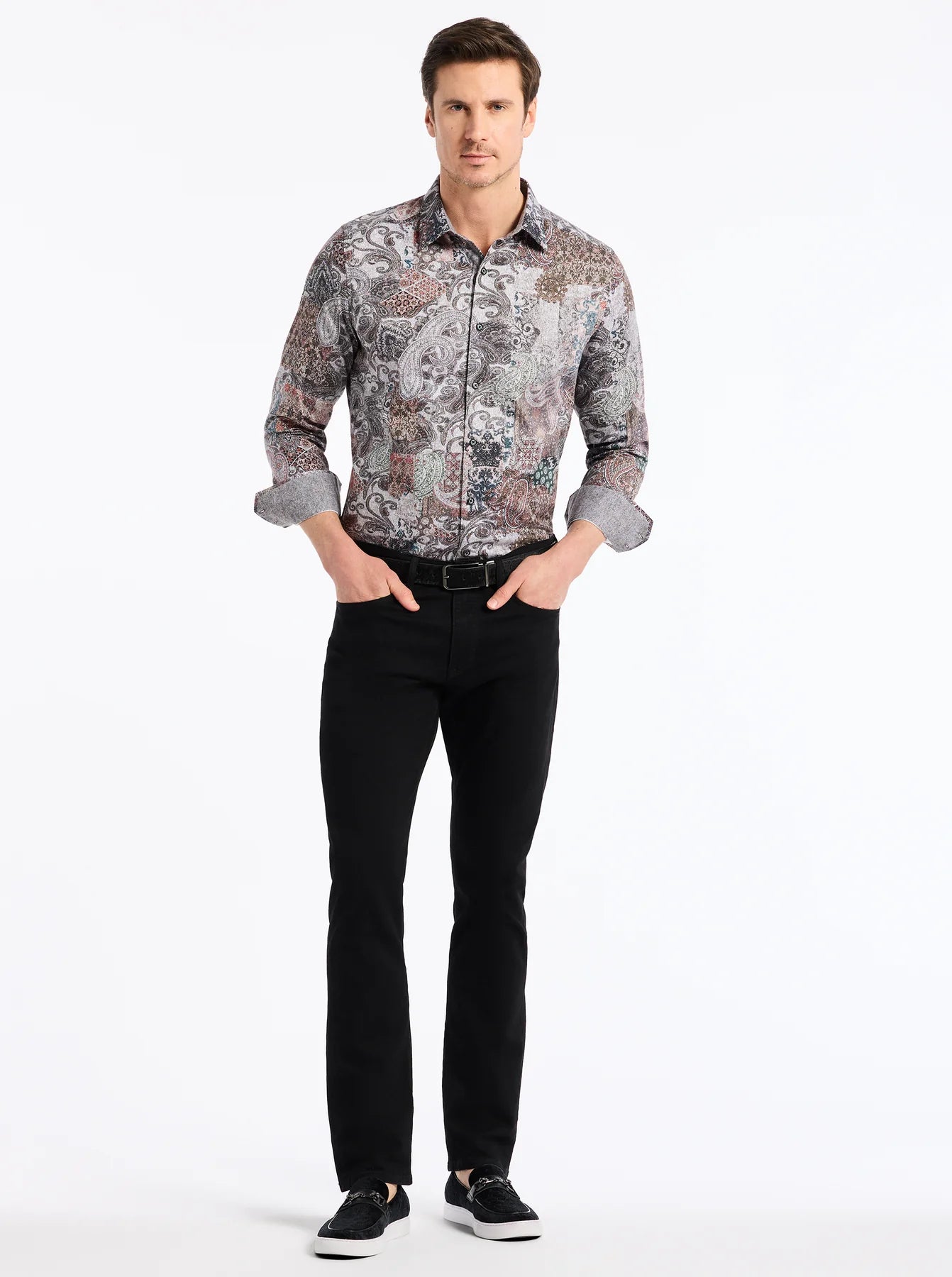 REMSEN LONG SLEEVE BUTTON DOWN SHIRT