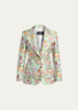 JACQUARD JACKET WITH MULTICOLOURED BOUQUET