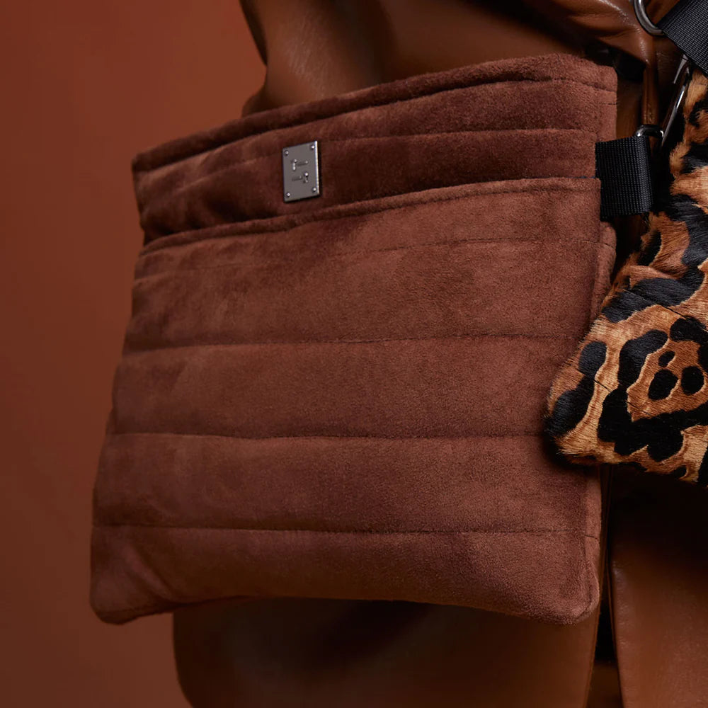 SUEDE BUM BAG