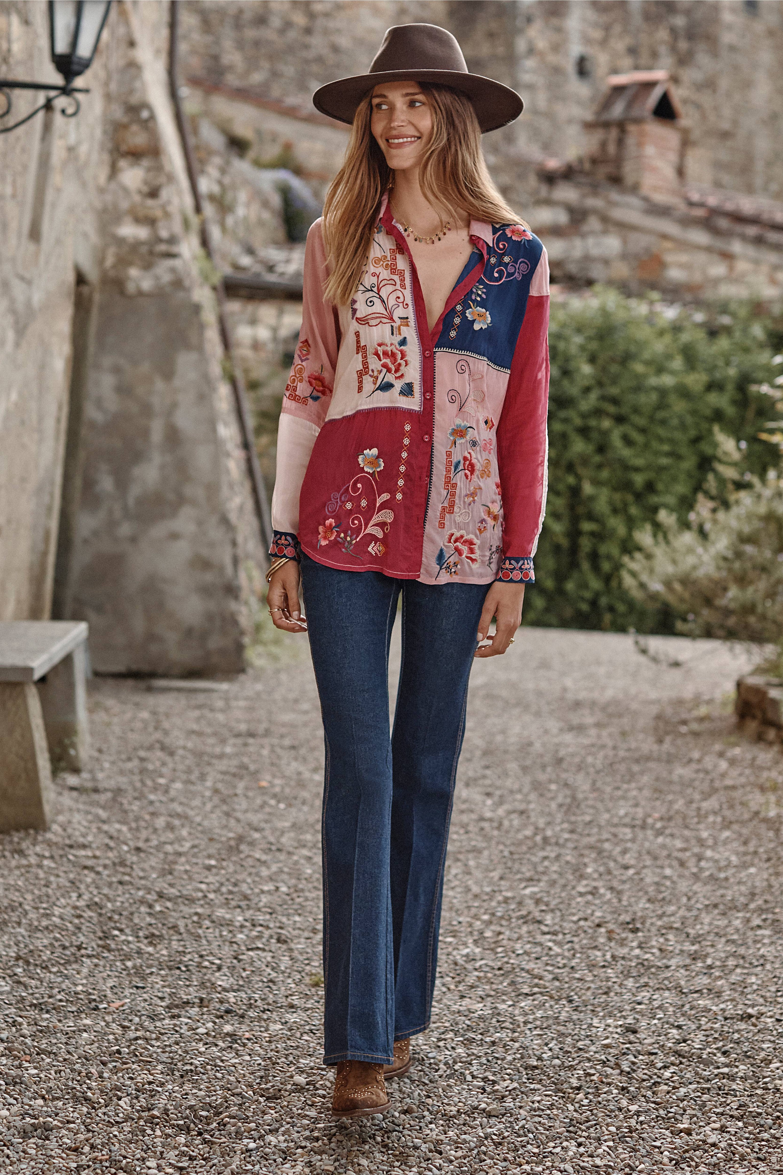 MARCIA COLOR BLOCK SHIRT