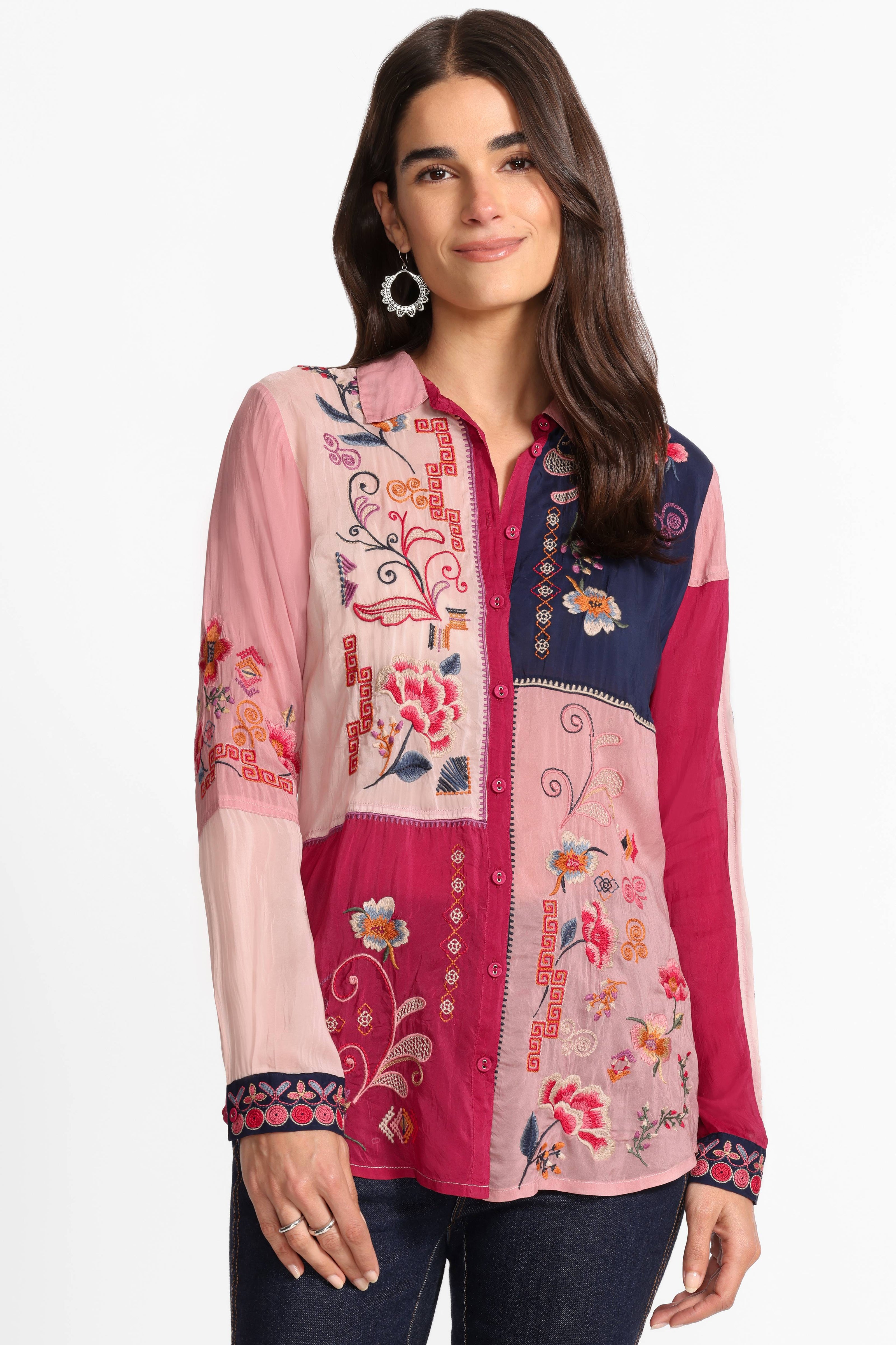 MARCIA COLOR BLOCK SHIRT