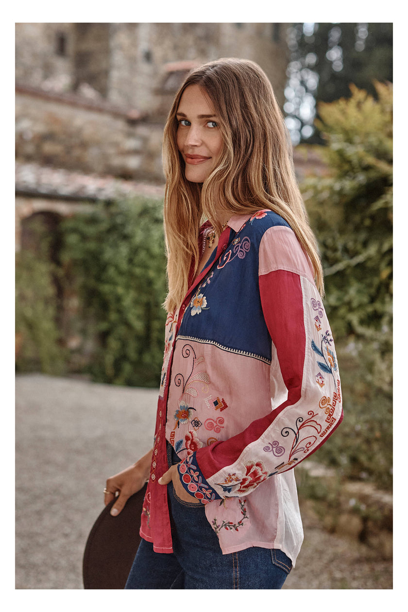 MARCIA COLOR BLOCK SHIRT