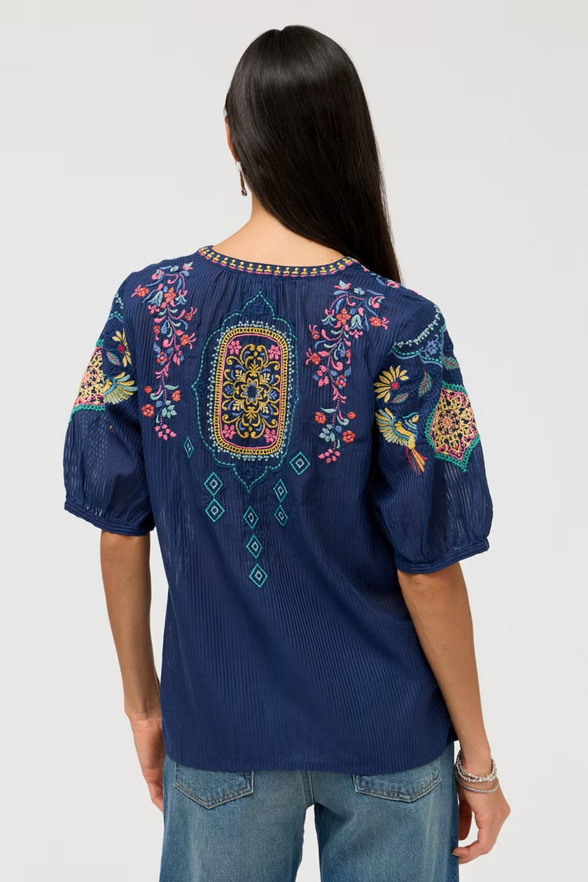 MARGOT SHORT SLEEVE BLOUSE