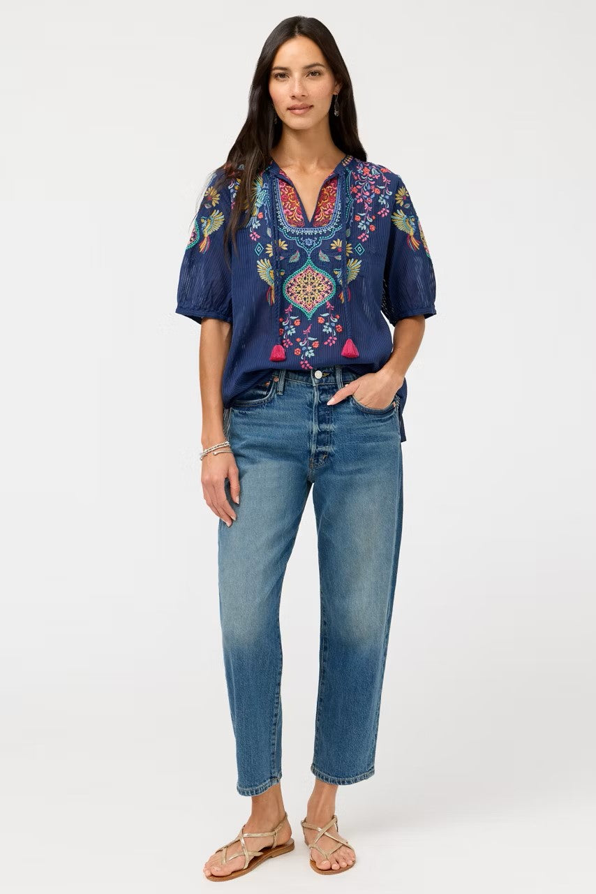 MARGOT SHORT SLEEVE BLOUSE