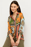 THE AUDREY BUTTON UP SHIRT WITH HIDDEN PLACKET
