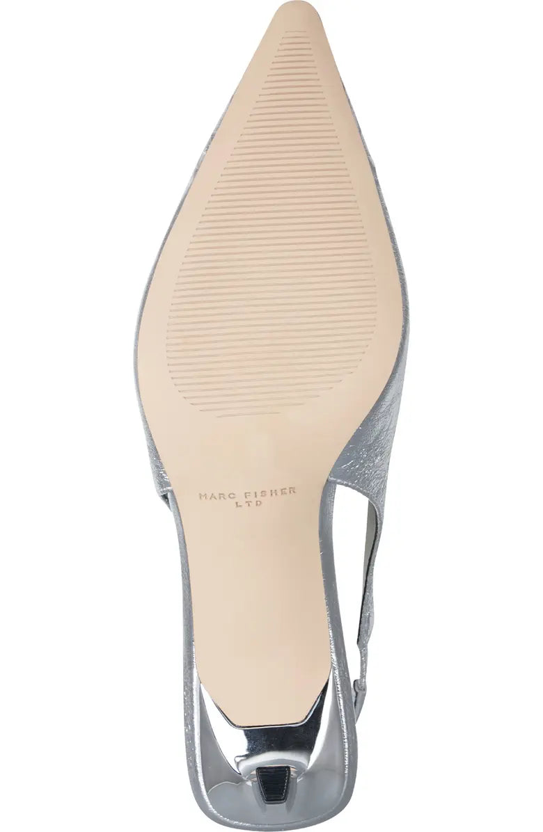 RILLY LEATHER SLINGBACK PUMP