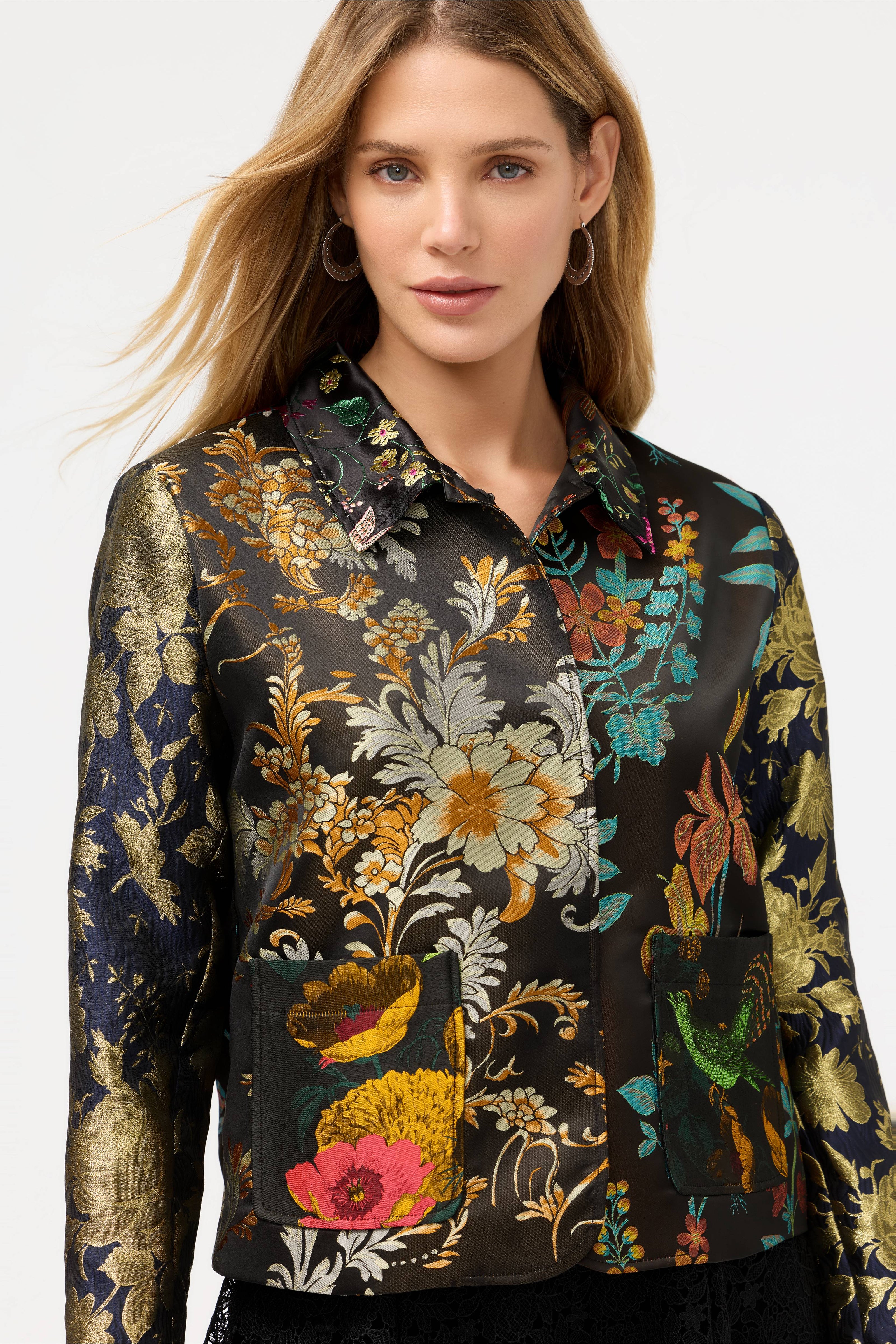 LIMITED EDITION JACQUARD CROPPED JACKET