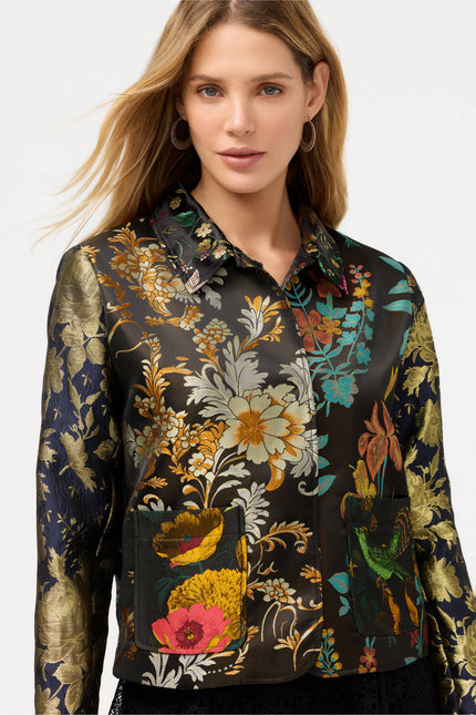 LIMITED EDITION JACQUARD CROPPED JACKET