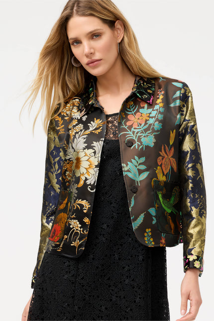 LIMITED EDITION JACQUARD CROPPED JACKET