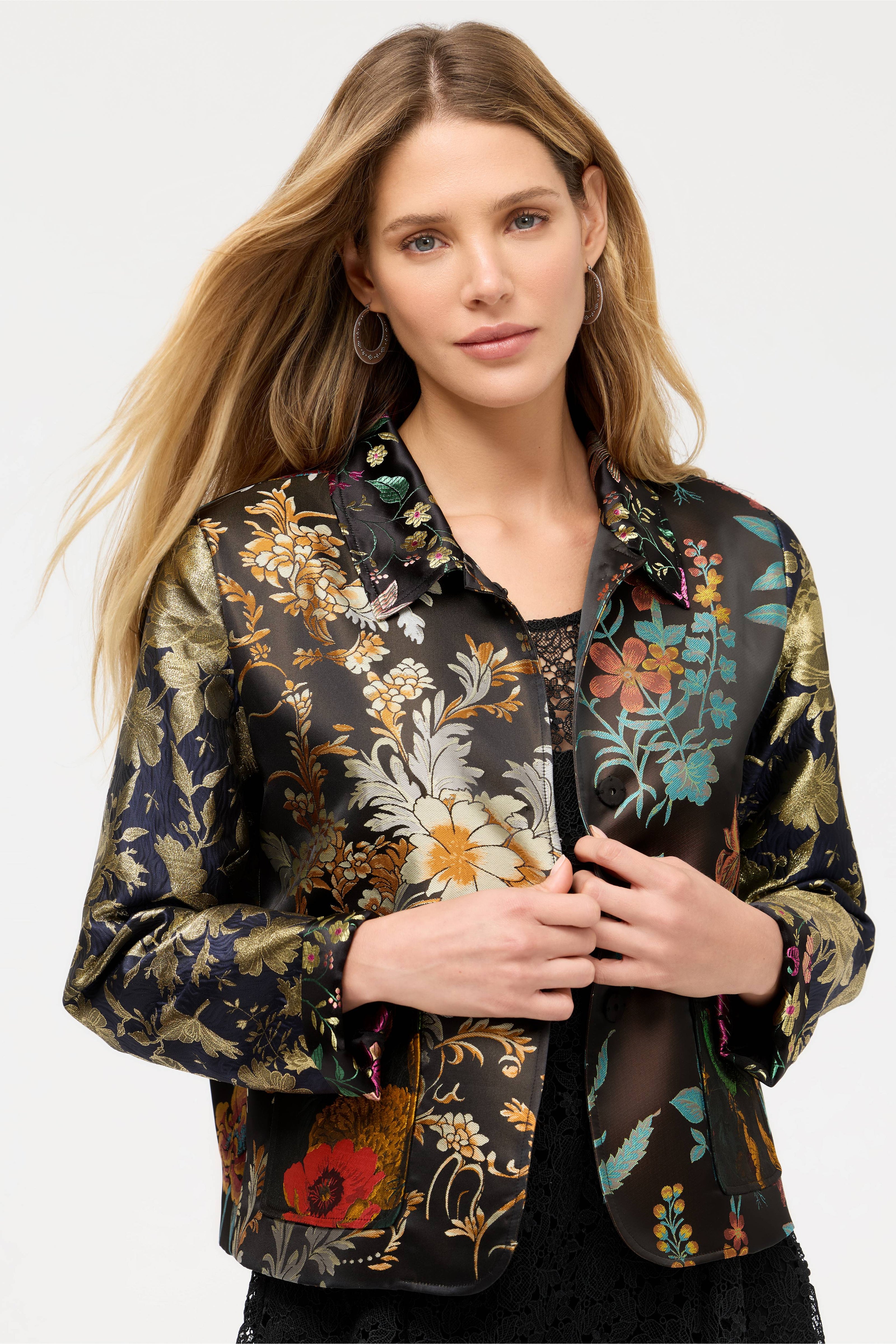 LIMITED EDITION JACQUARD CROPPED JACKET