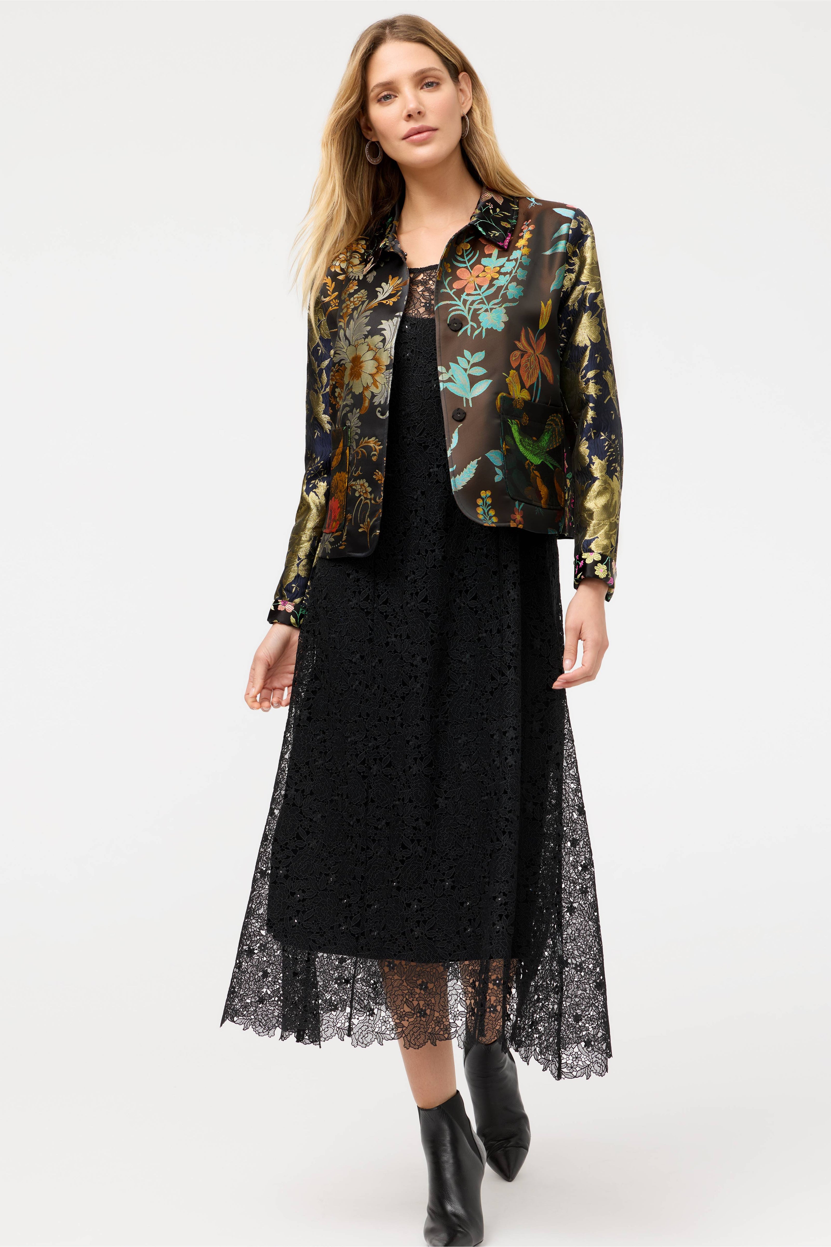 LIMITED EDITION JACQUARD CROPPED JACKET