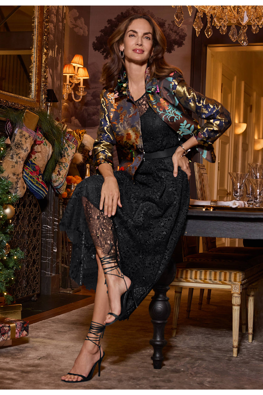 LIMITED EDITION JACQUARD CROPPED JACKET