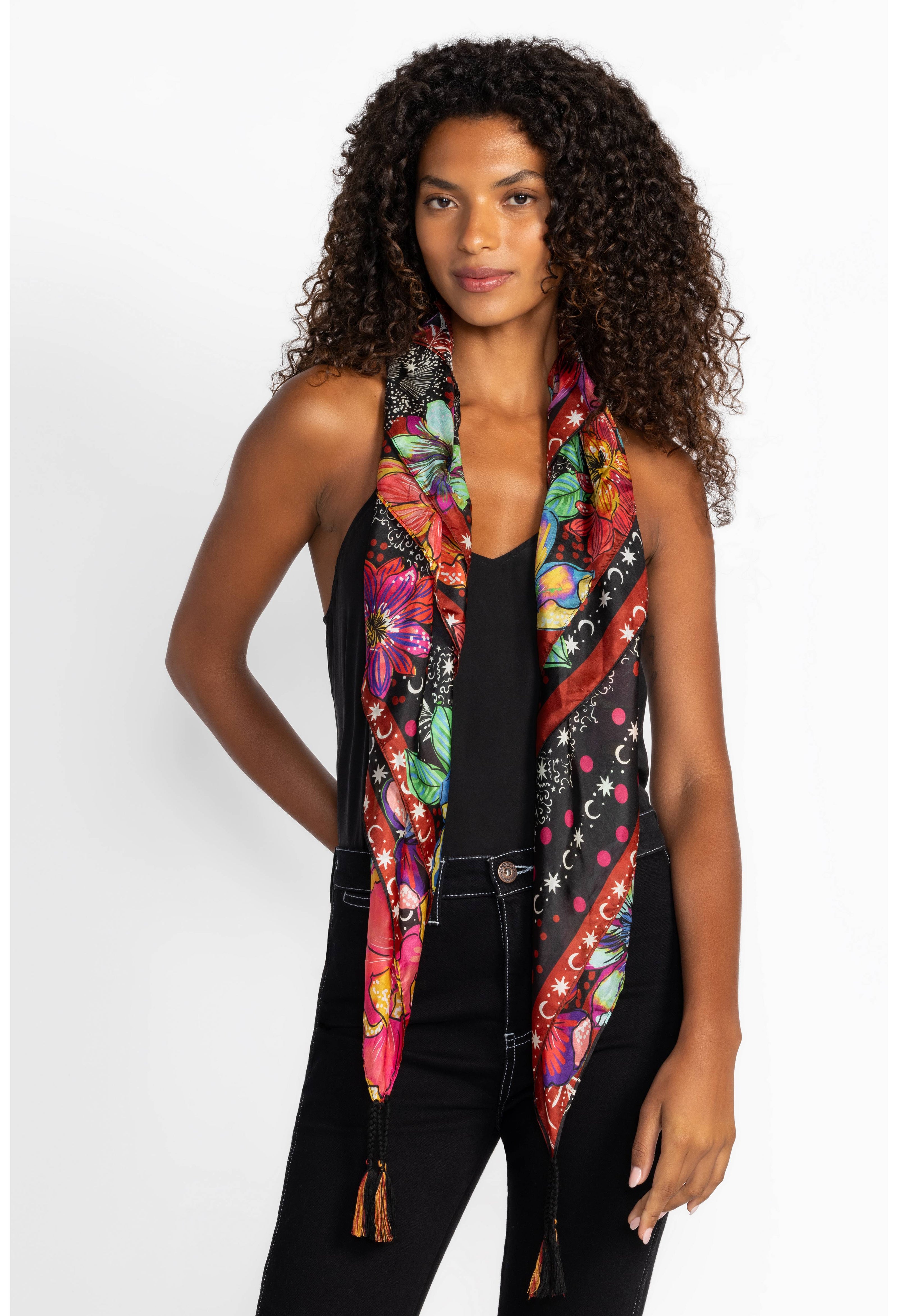 STARRY NIGHT SILK SCARF