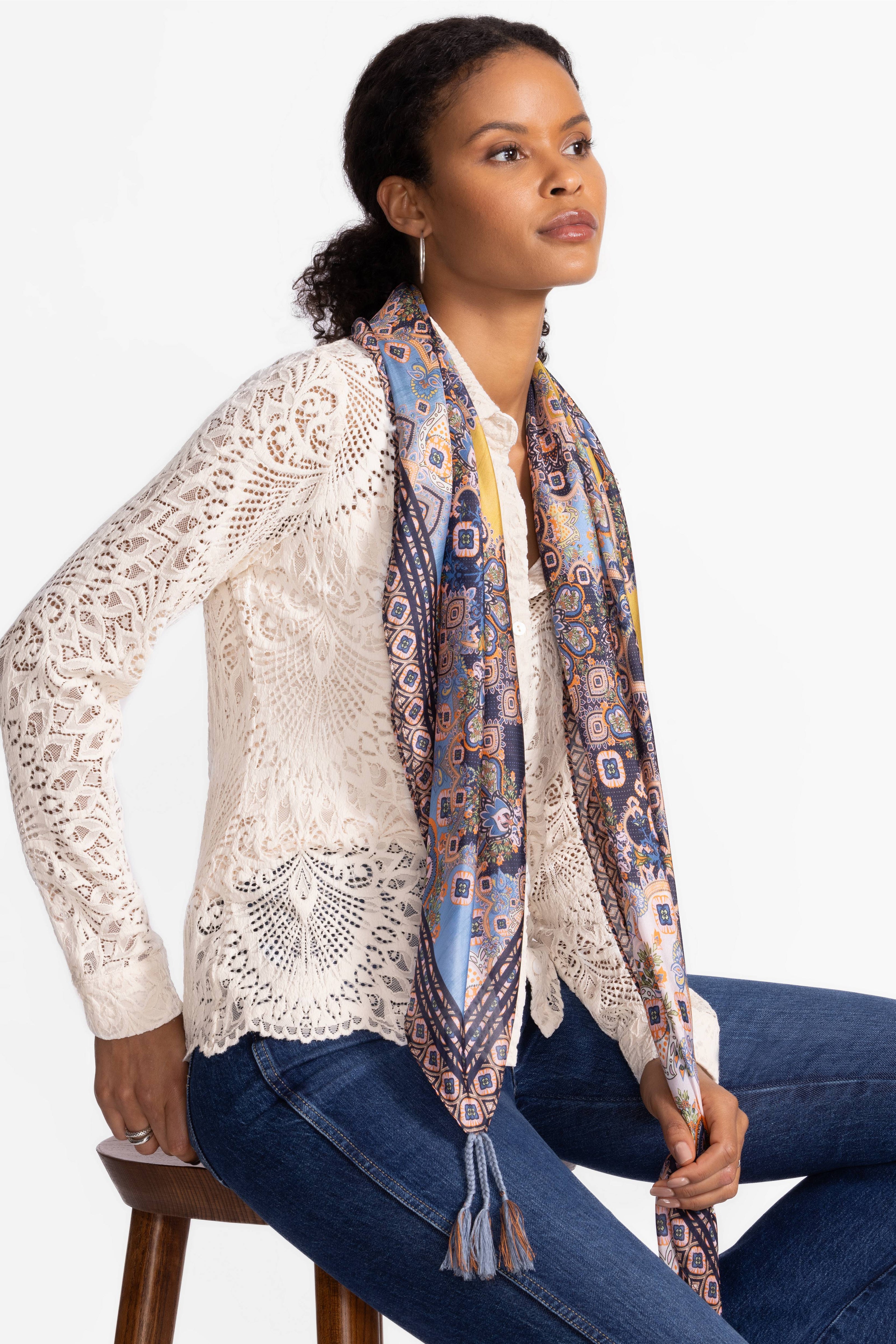 POMONA SILK SCARF