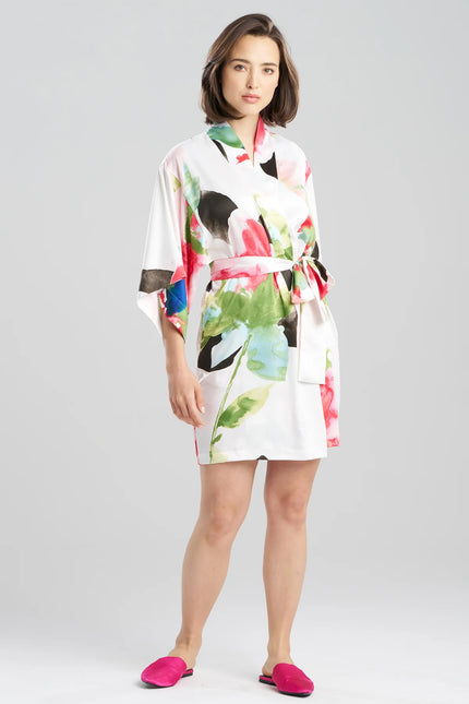 CALYPSO PRINTED CHARMEUSE WRAP
