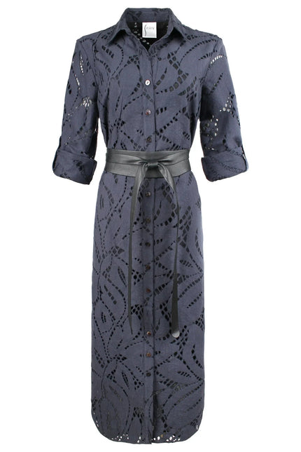 LONG ALEX SHIRTDRESS CHUNKY LACE