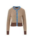 IBRA MERINO WOOL BLEND CARDIGAN