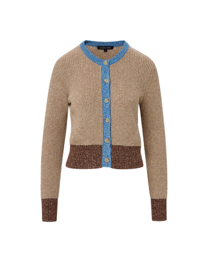 IBRA MERINO WOOL BLEND CARDIGAN