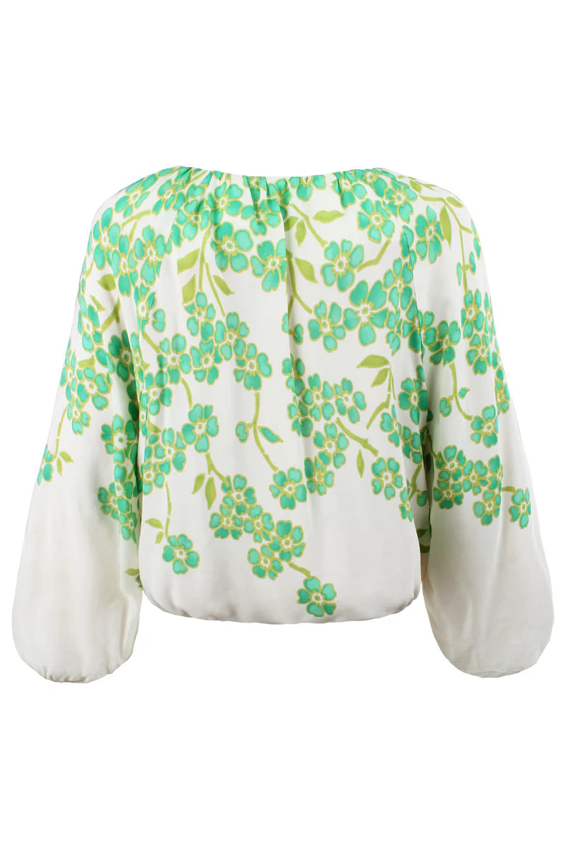 CAMERON BLOUSE IN CLOVER PRINT