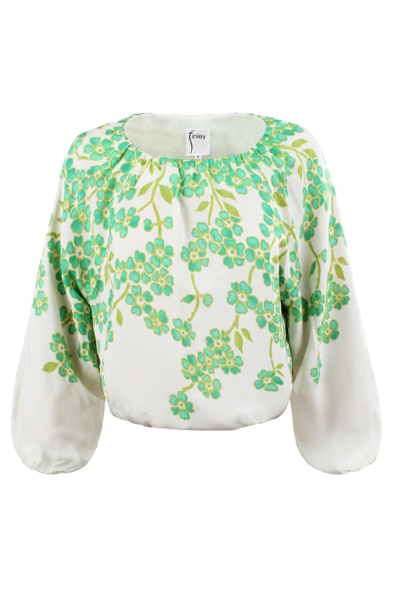 CAMERON BLOUSE IN CLOVER PRINT