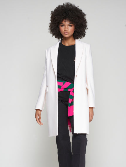 ARICIA COAT WITH CONTRAST COLLAR